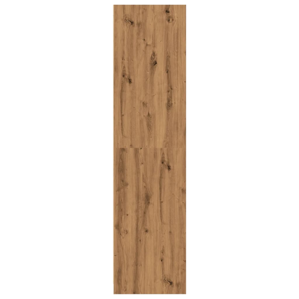 Garderobe artisan eik 100x50x200 cm konstruert tre