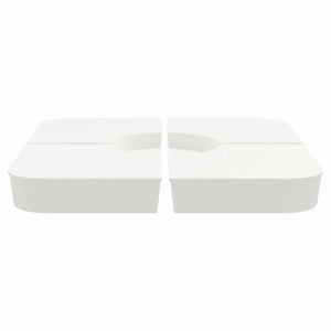 Parasollbasesett 4 stk for parasoller med kryssfot 100 kg PP