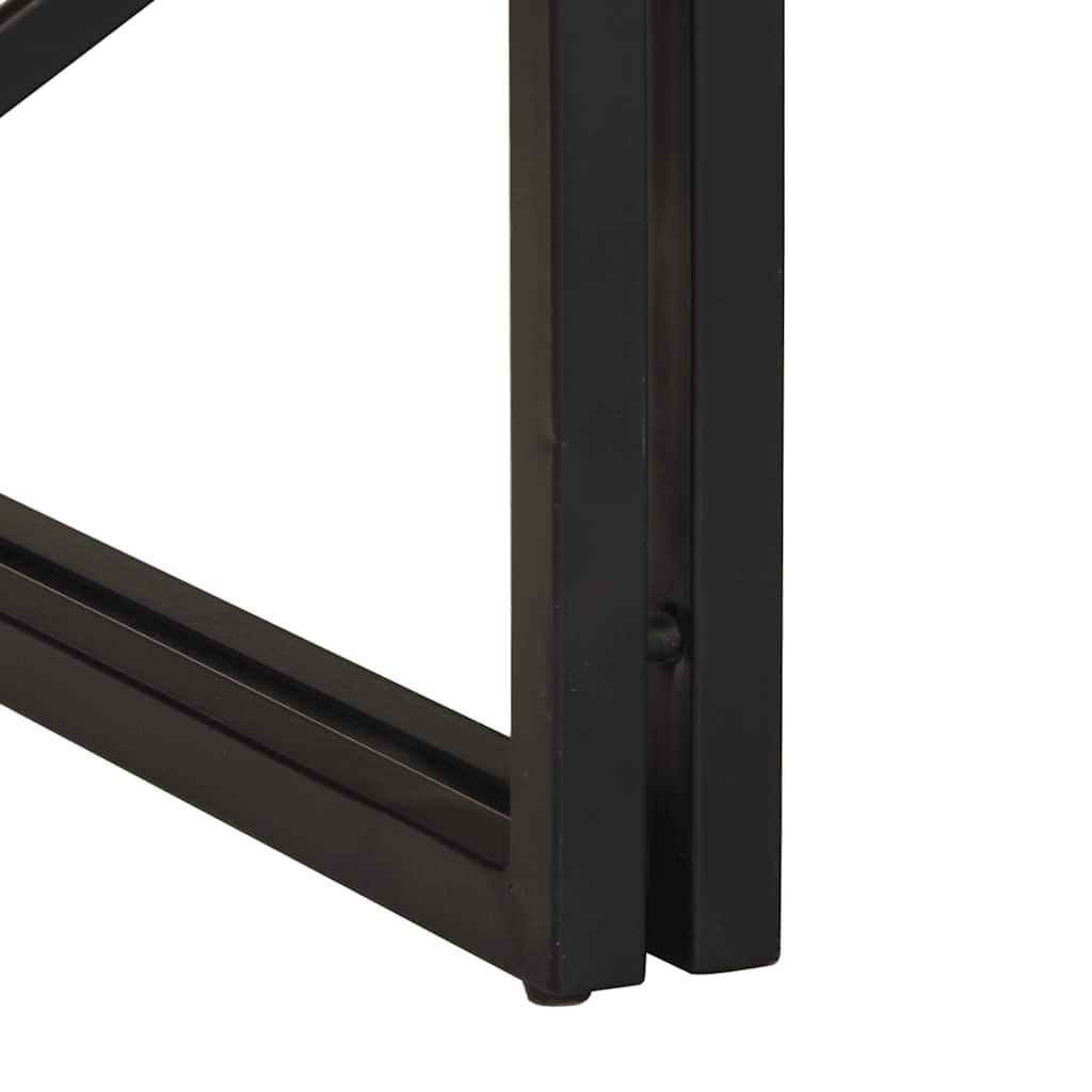 Salongbord 100x100x35 cm grovt heltre mangotre
