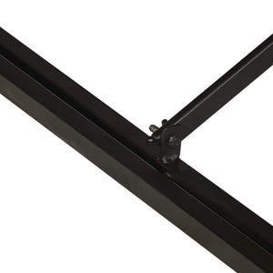 Salongbord 100x100x35 cm grovt heltre mangotre