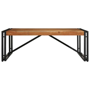 Salongbord 100x100x35 cm heltre akasie
