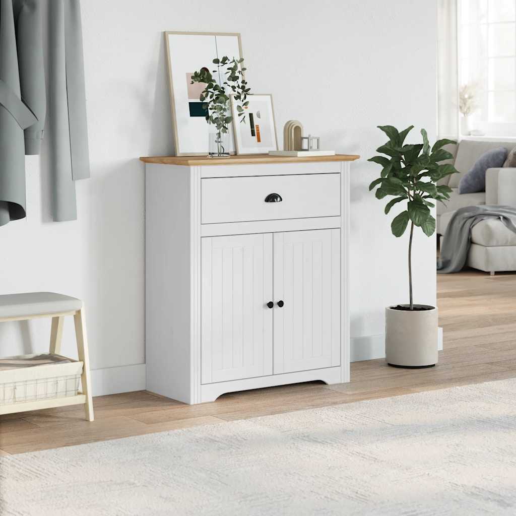 Walk-in closet BODO white and brown 80x35x90 cm