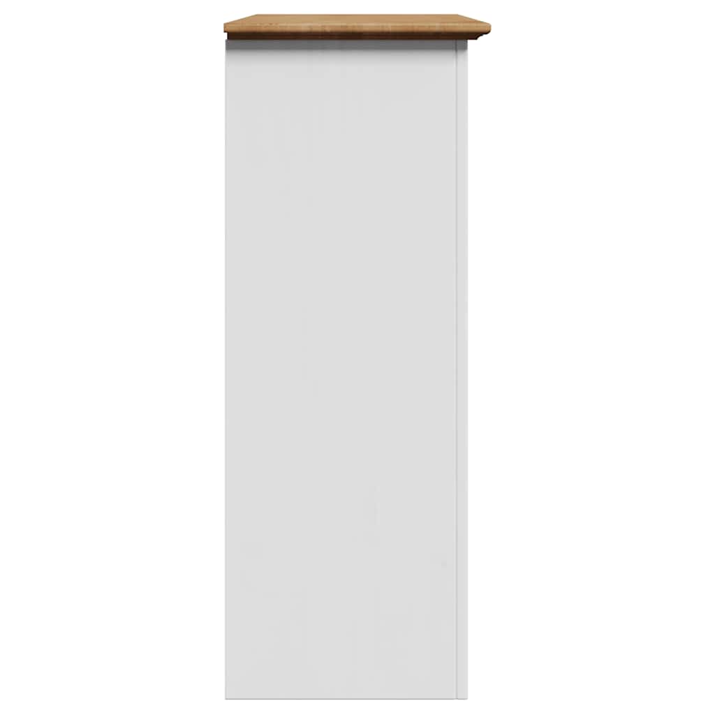 Walk-in closet BODO white and brown 80x35x90 cm