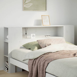 Hodegavl med oppbevaring hvit 160 cm heltre furu