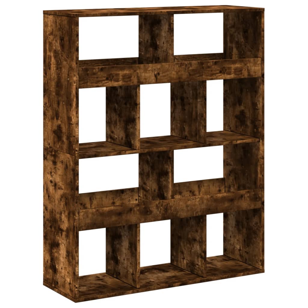 Bokhylle røkt eik 100x33x125,5 cm konstruert tre