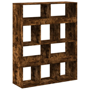 Bokhylle røkt eik 100x33x125,5 cm konstruert tre