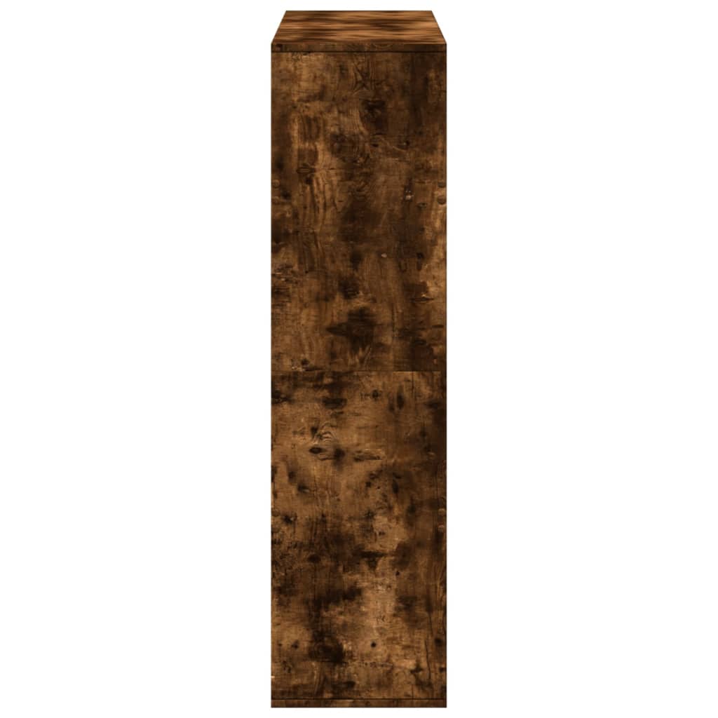 Bokhylle røkt eik 100x33x125,5 cm konstruert tre