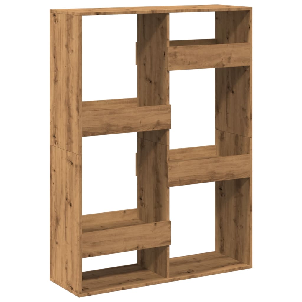 Bokhylle artisan eik 100x33x135 cm konstruert tre