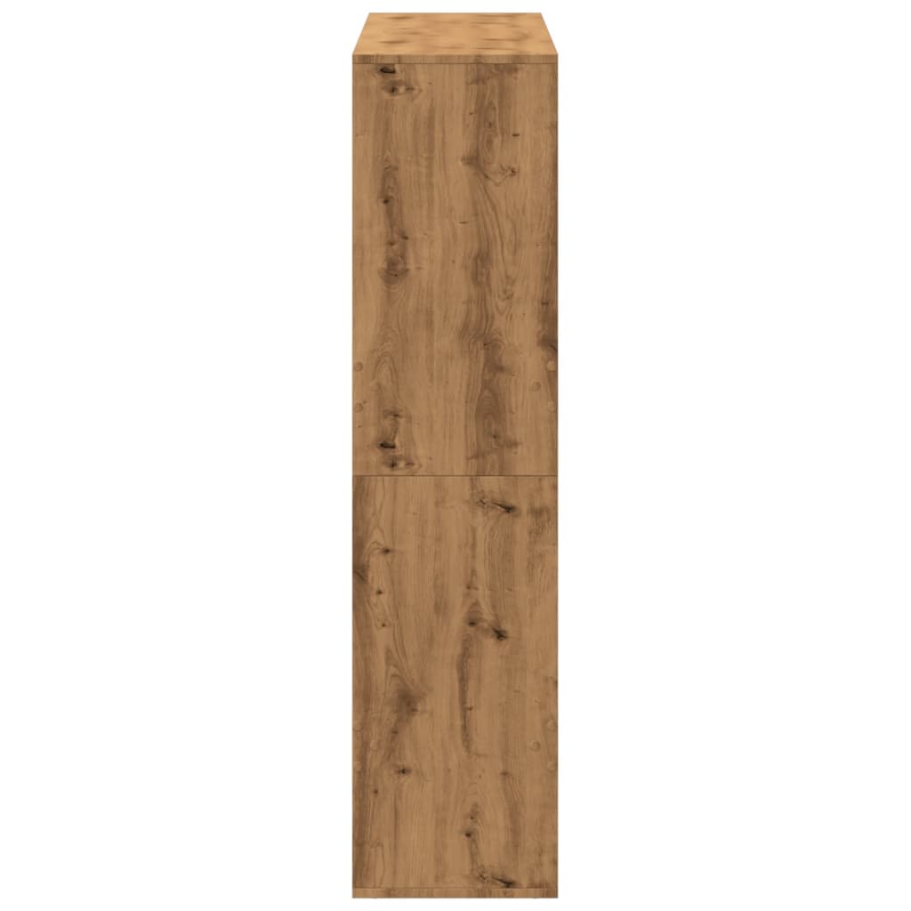 Bokhylle artisan eik 100x33x135 cm konstruert tre