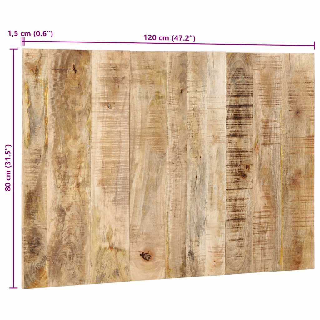 Hodegavl 120 cm grovt heltre mangotre
