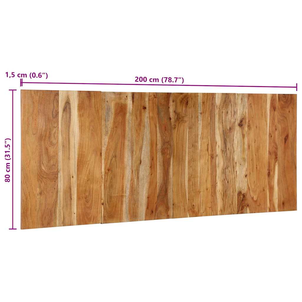 Hodegavl 200 cm heltre akasie