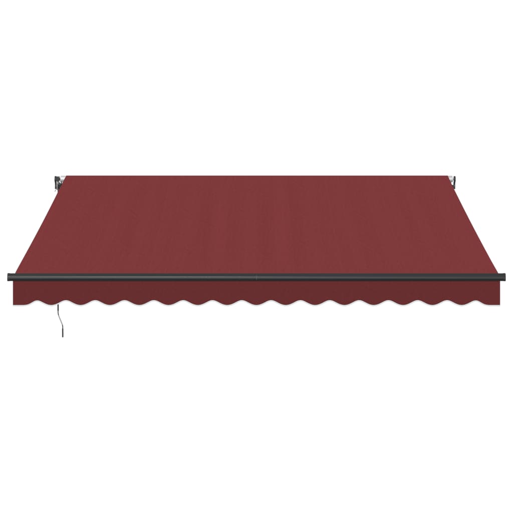 Automatisk uttrekkbar markise burgunder 400x300 cm