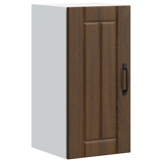 Kitchen wall cabinet Lucca brown oak engineered wood