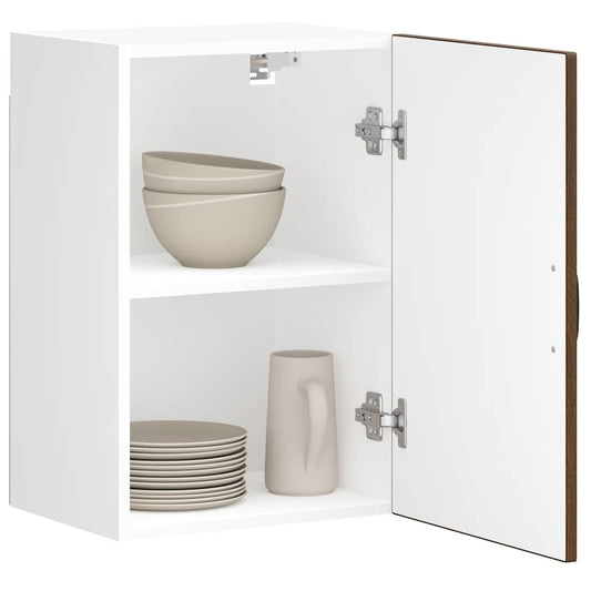 Kitchen wall cabinet Lucca brown oak engineered wood
