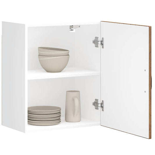 Kitchen wall cabinet Lucca old wood engineered wood