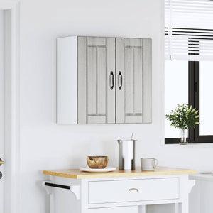 Kitchen wall cabinet Lucca gray sonoma engineered wood