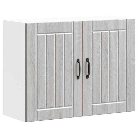 Kitchen wall cabinet Lucca gray sonoma engineered wood