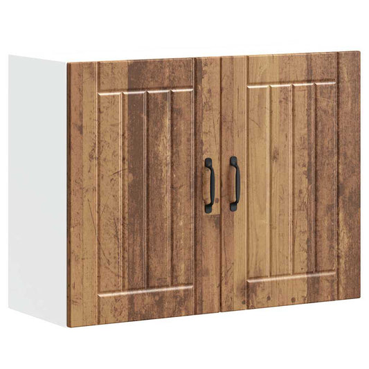 Kitchen wall cabinet Lucca old wood engineered wood