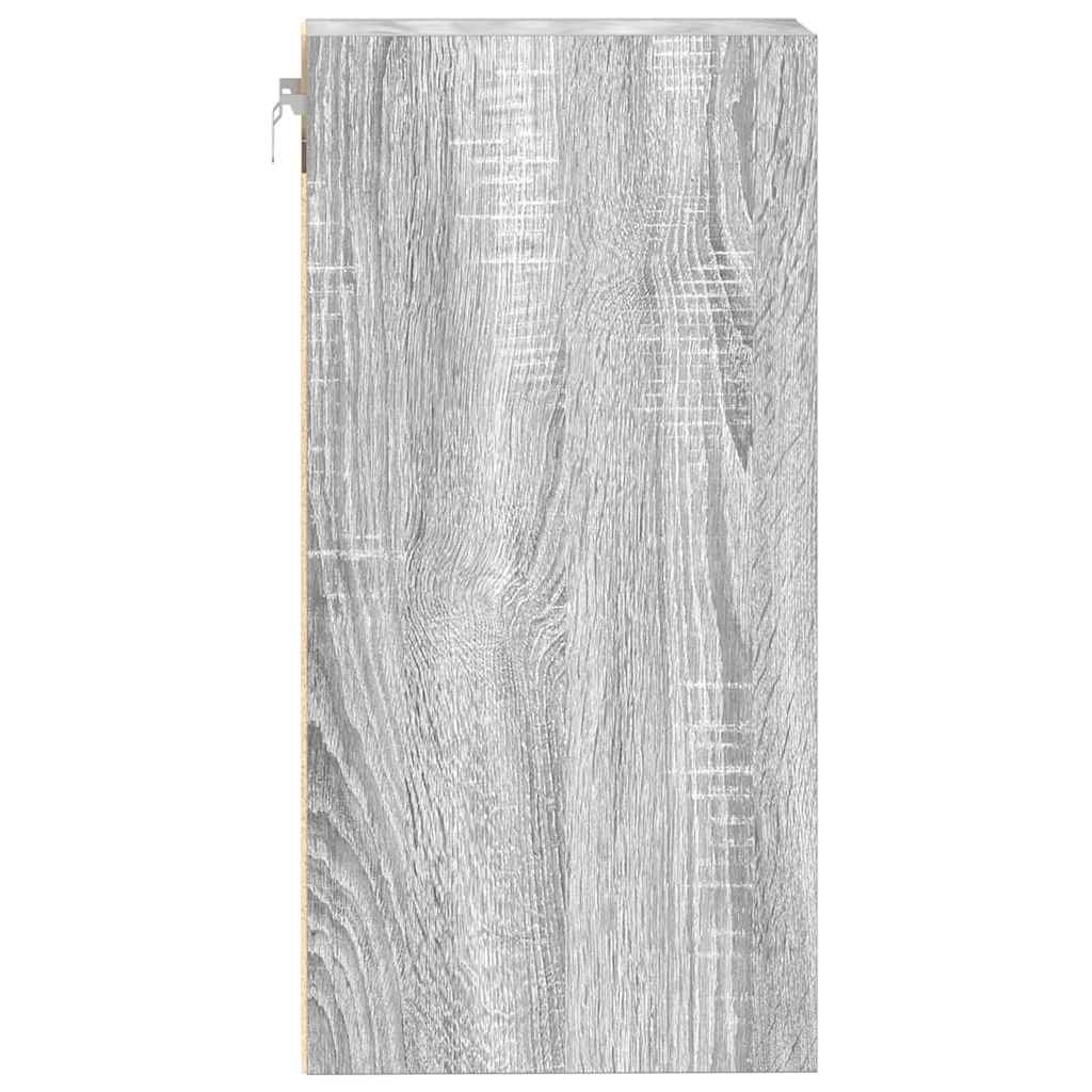 Vegghengt skap "Riga" grå sonoma 30x29,5x60 cm konstruert tre