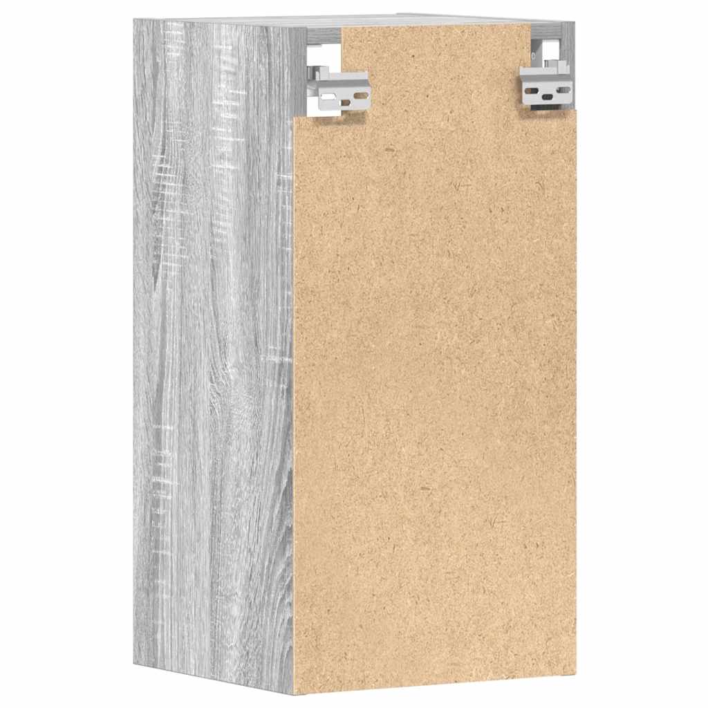 Vegghengt skap "Riga" grå sonoma 30x29,5x60 cm konstruert tre