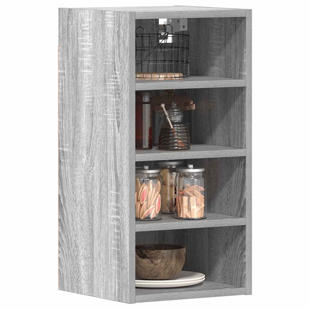 Vegghengt skap "Riga" grå sonoma 30x29,5x60 cm konstruert tre
