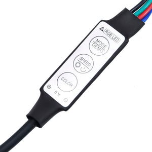 Sengegavl med LED gammelt tre 120x18,5x103,5 cm konstruert tre
