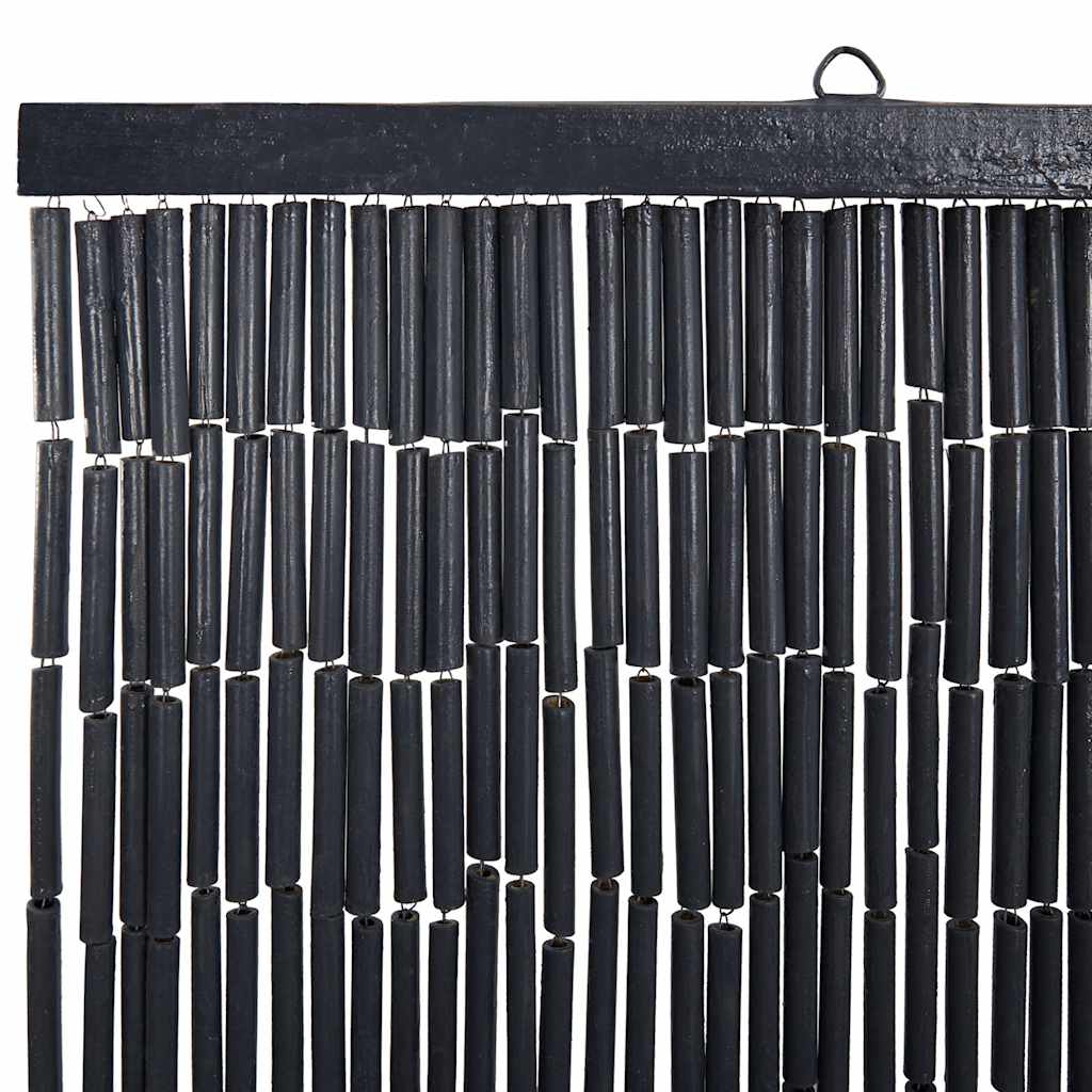 Insect door curtain dark gray 100x200 cm bamboo