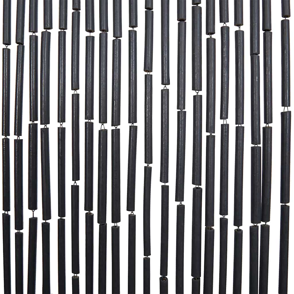 Insect door curtain dark gray 100x200 cm bamboo