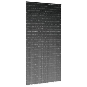 Insect door curtain dark gray 100x220 cm bamboo