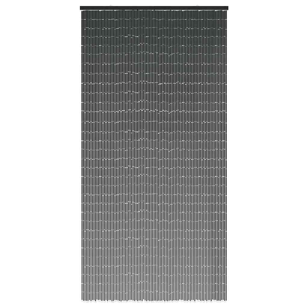 Insect door curtain dark gray 100x220 cm bamboo