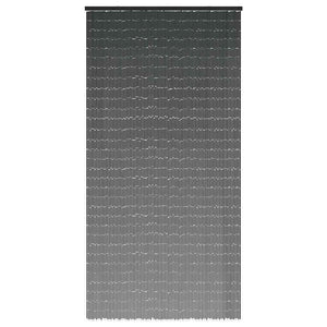 Insect door curtain dark gray 100x220 cm bamboo