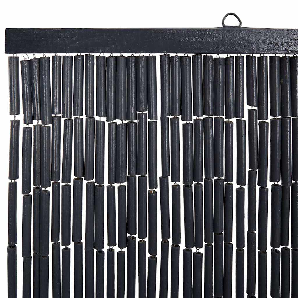 Insect door curtain dark gray 100x220 cm bamboo