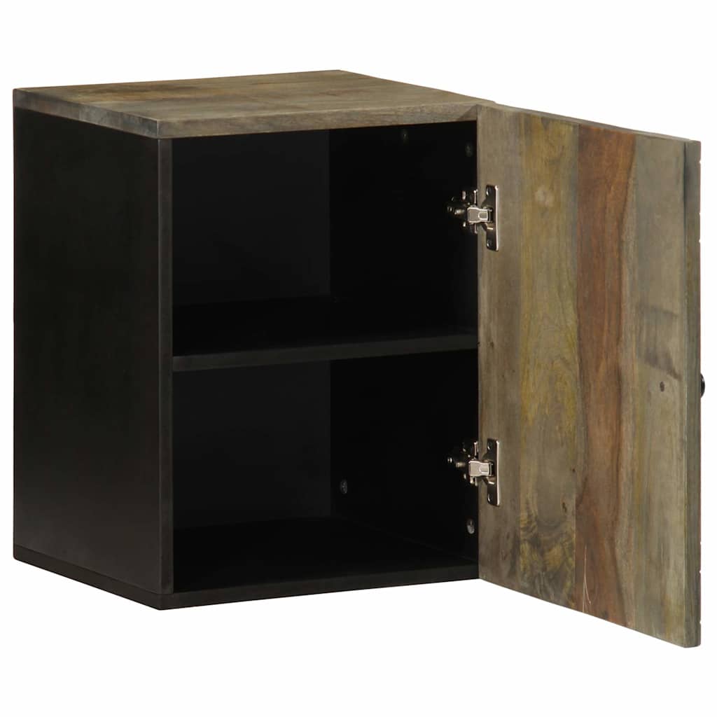 Veggskap for baderom 38x33x48 cm heltre mango