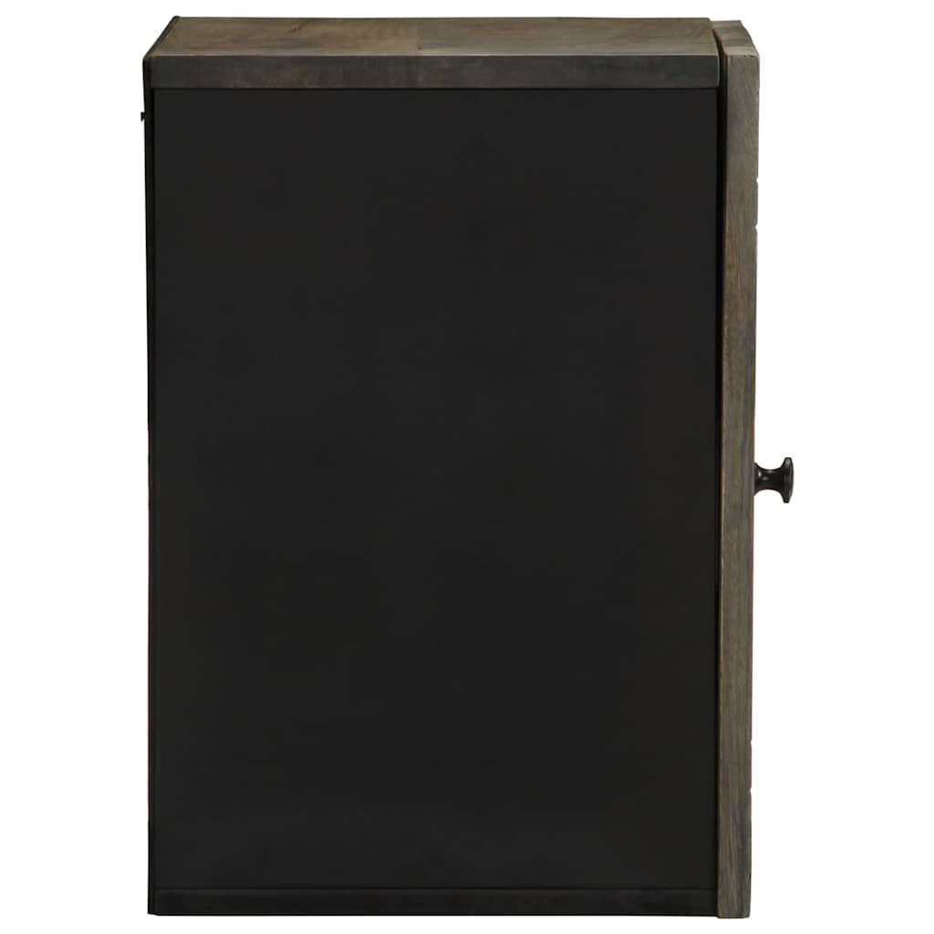 Veggskap for baderom 38x33x48 cm heltre mango