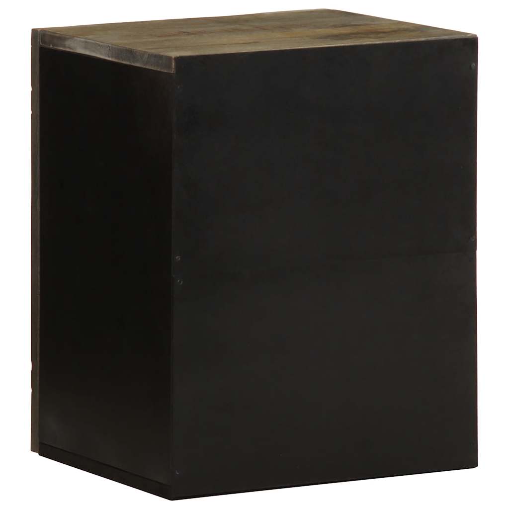 Veggskap for baderom 38x33x48 cm heltre mango