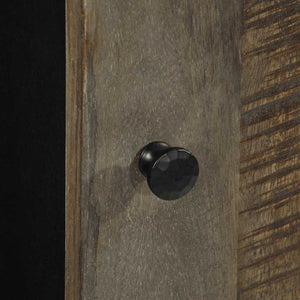 Veggskap for baderom 38x33x48 cm heltre mango