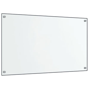 Kjøkkenplater 2 stk gjennomsiktig 70x40 cm herdet glass