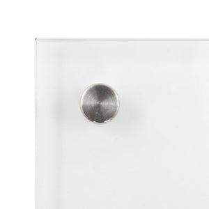 Kjøkkenplater 2 stk gjennomsiktig 70x40 cm herdet glass