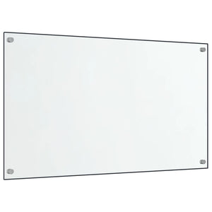 Kjøkkenplater 2 stk gjennomsiktig 70x60 cm herdet glass