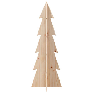 Juletre av tre til pynt 112 cm heltre furu