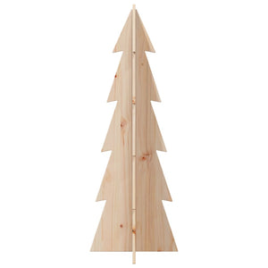 Juletre av tre til pynt 112 cm heltre furu