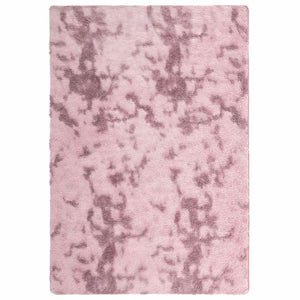 Flossteppe med lang luv NAVARRA støvet rosa 200x290cm polyester