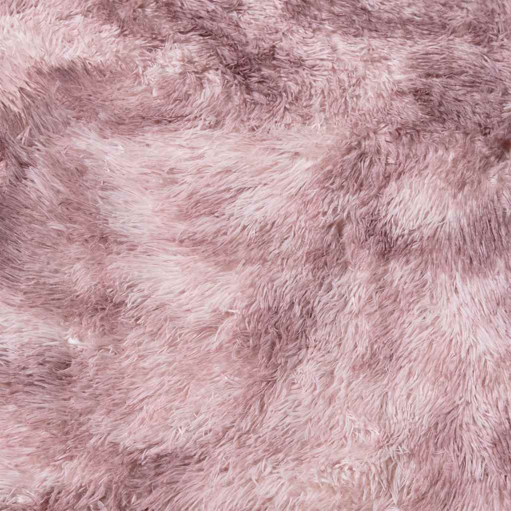 Flossteppe med lang luv NAVARRA støvet rosa 200x290cm polyester