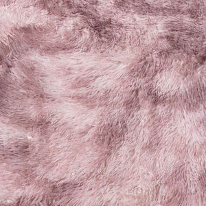 Flossteppe med lang luv NAVARRA støvet rosa 200x290cm polyester