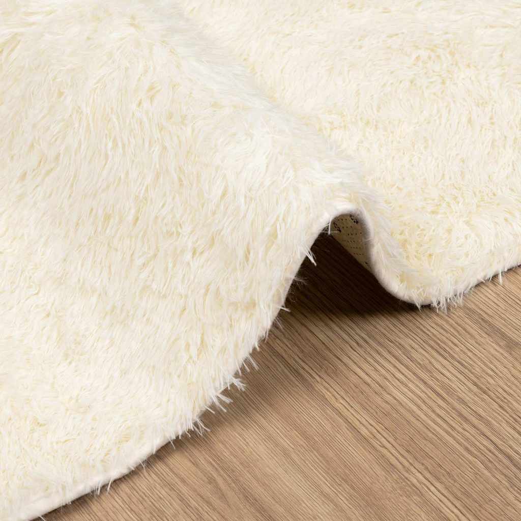 Flossteppe med lang luv NAVARRA krem 240x340 cm polyester