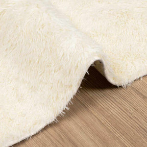 Flossteppe med lang luv NAVARRA krem 240x340 cm polyester
