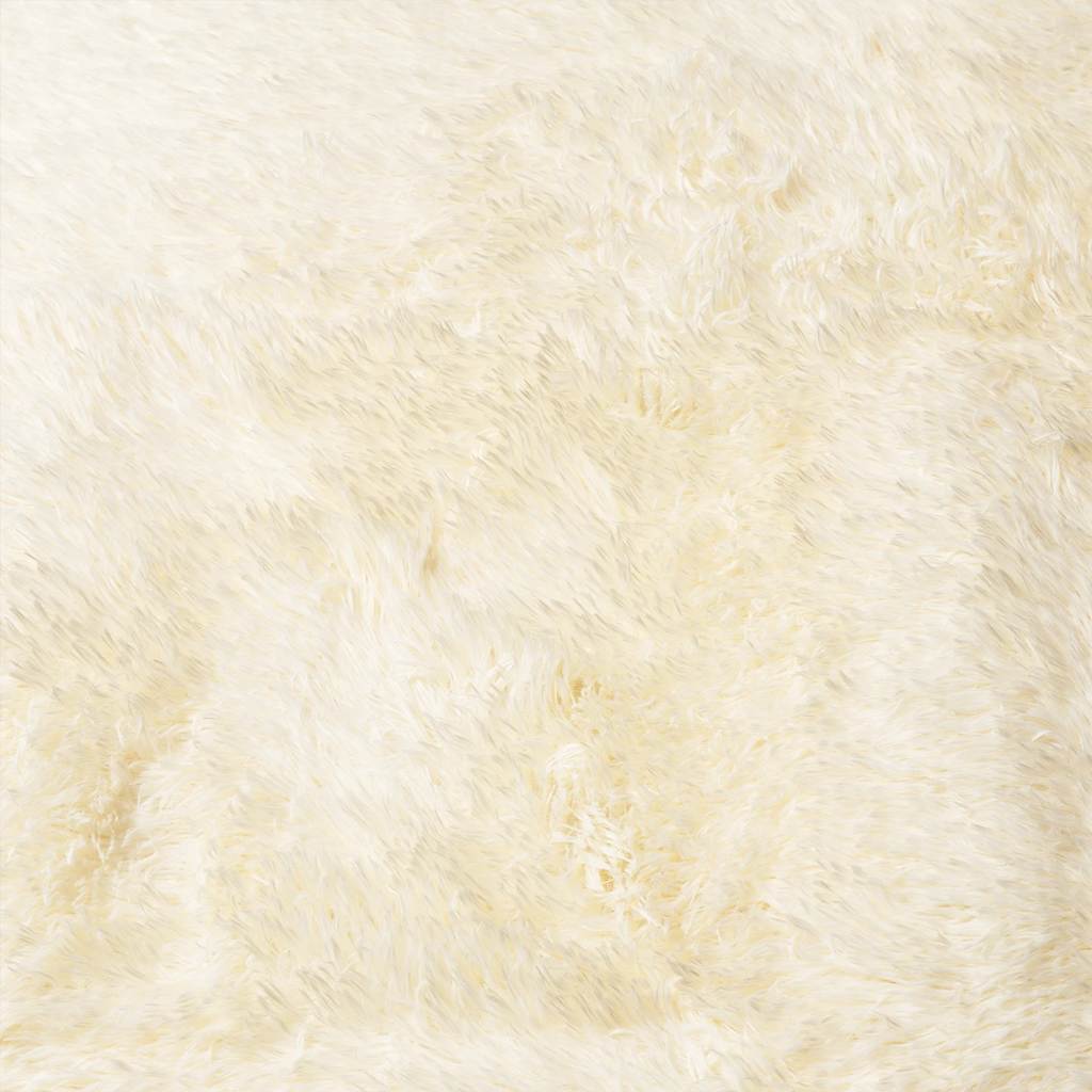 Flossteppe med lang luv NAVARRA krem 240x340 cm polyester
