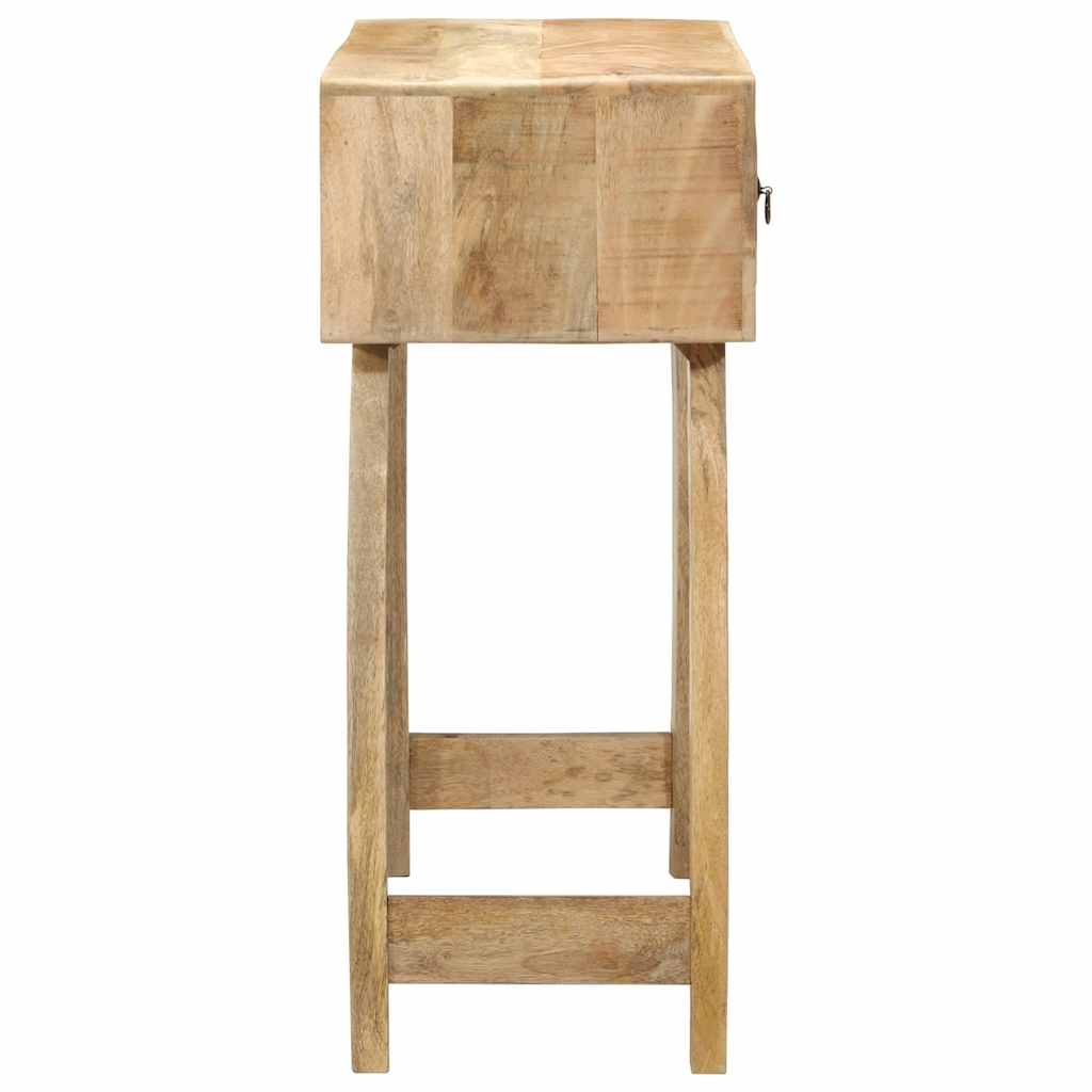 Console table 90x32x75 cm rough solid mango wood