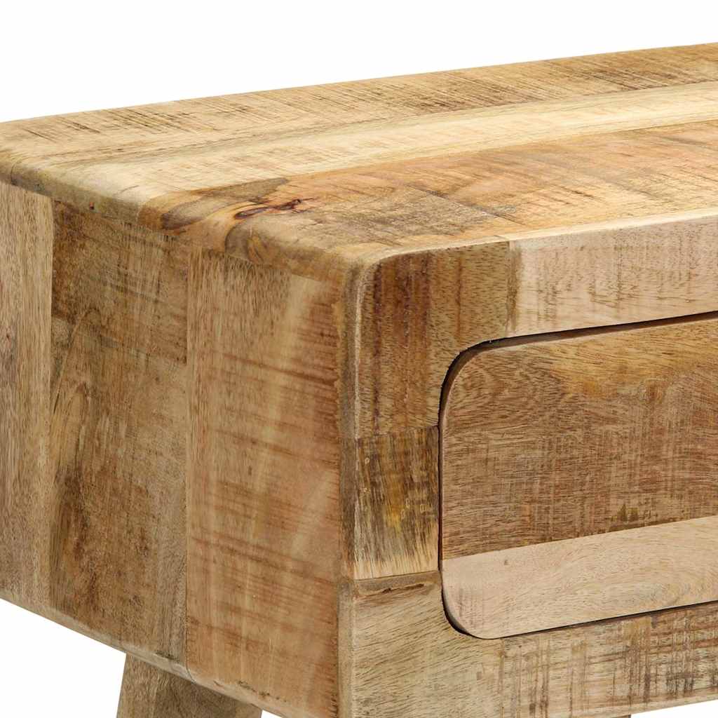 Console table 90x32x75 cm rough solid mango wood