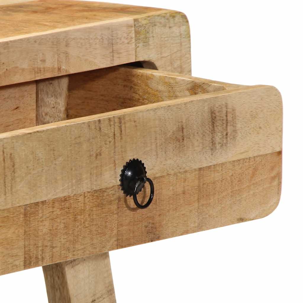 Console table 90x32x75 cm rough solid mango wood